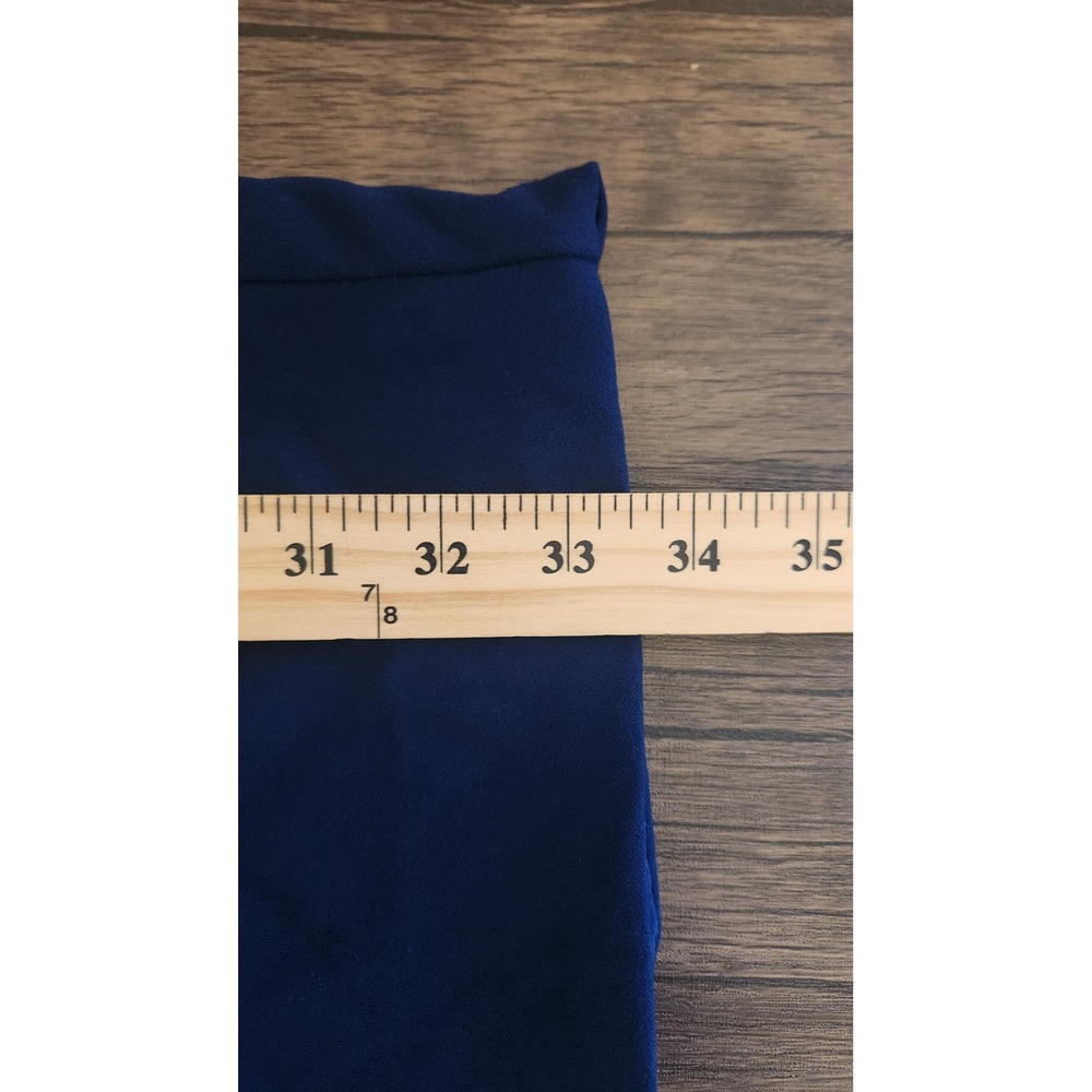 Dress the Population Navy‎ Blue Twist Front Long Sleeve Cutout Mini Dress XS - Picture 7 of 7